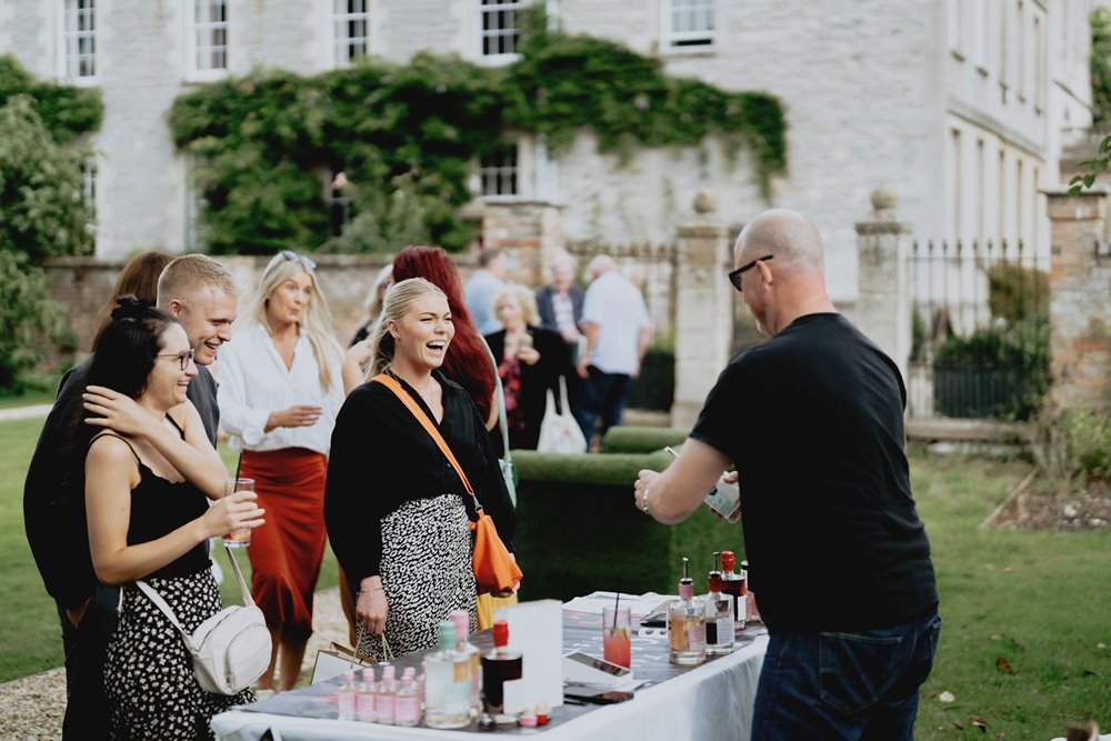 Haka rum in the walled garden at elmore court