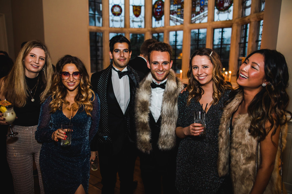 Weekend wedding with a 70s disco after party