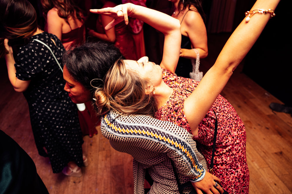 Colourful wedding with boho disco vibes