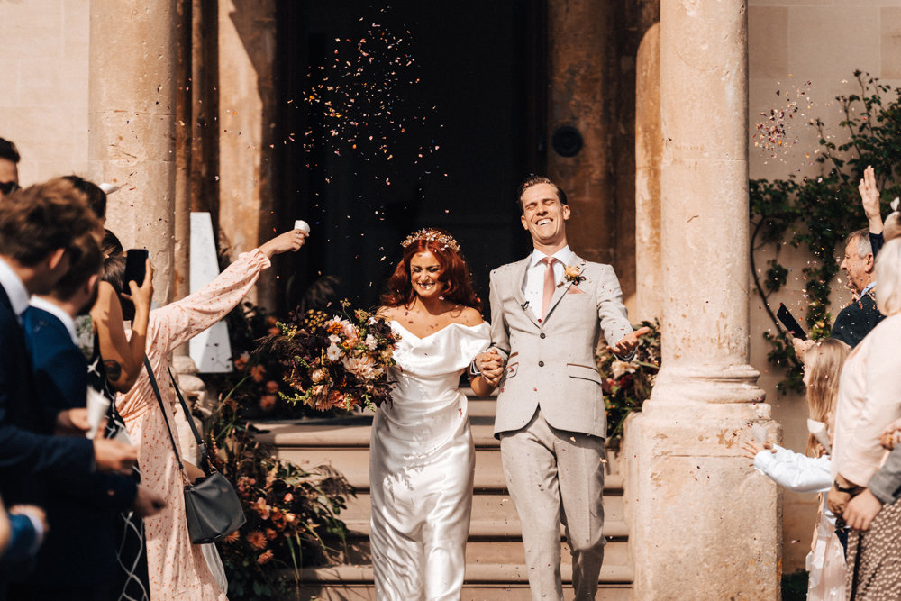 Blush pink Golden Hour inspired September wedding