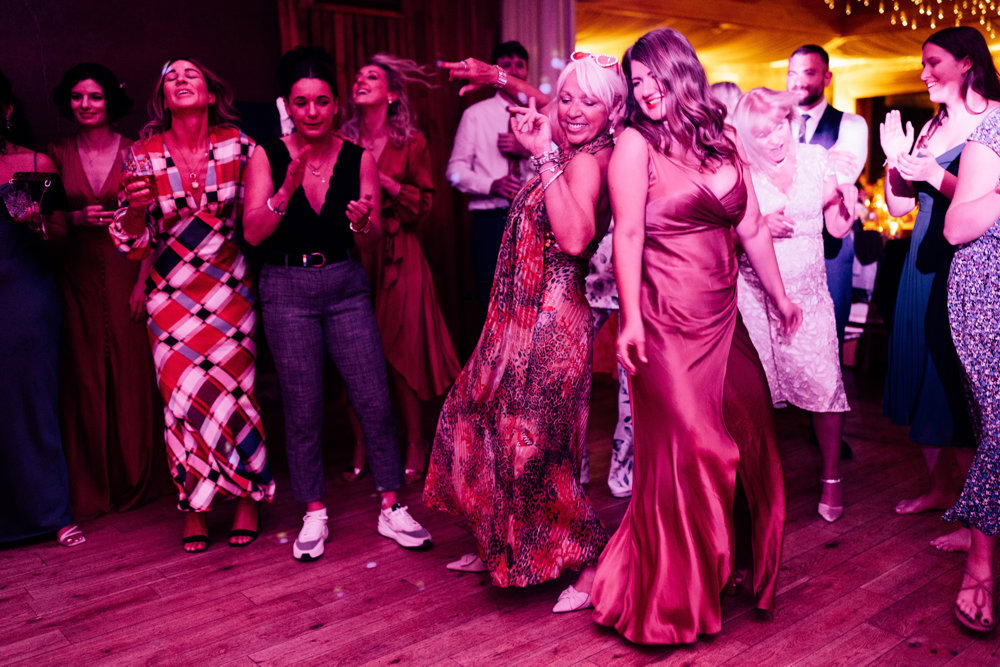 Colourful wedding with boho disco vibes