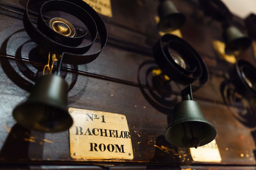 servants Bells for rooms at historic mansion house elmore court wedding venue in the cotswolds