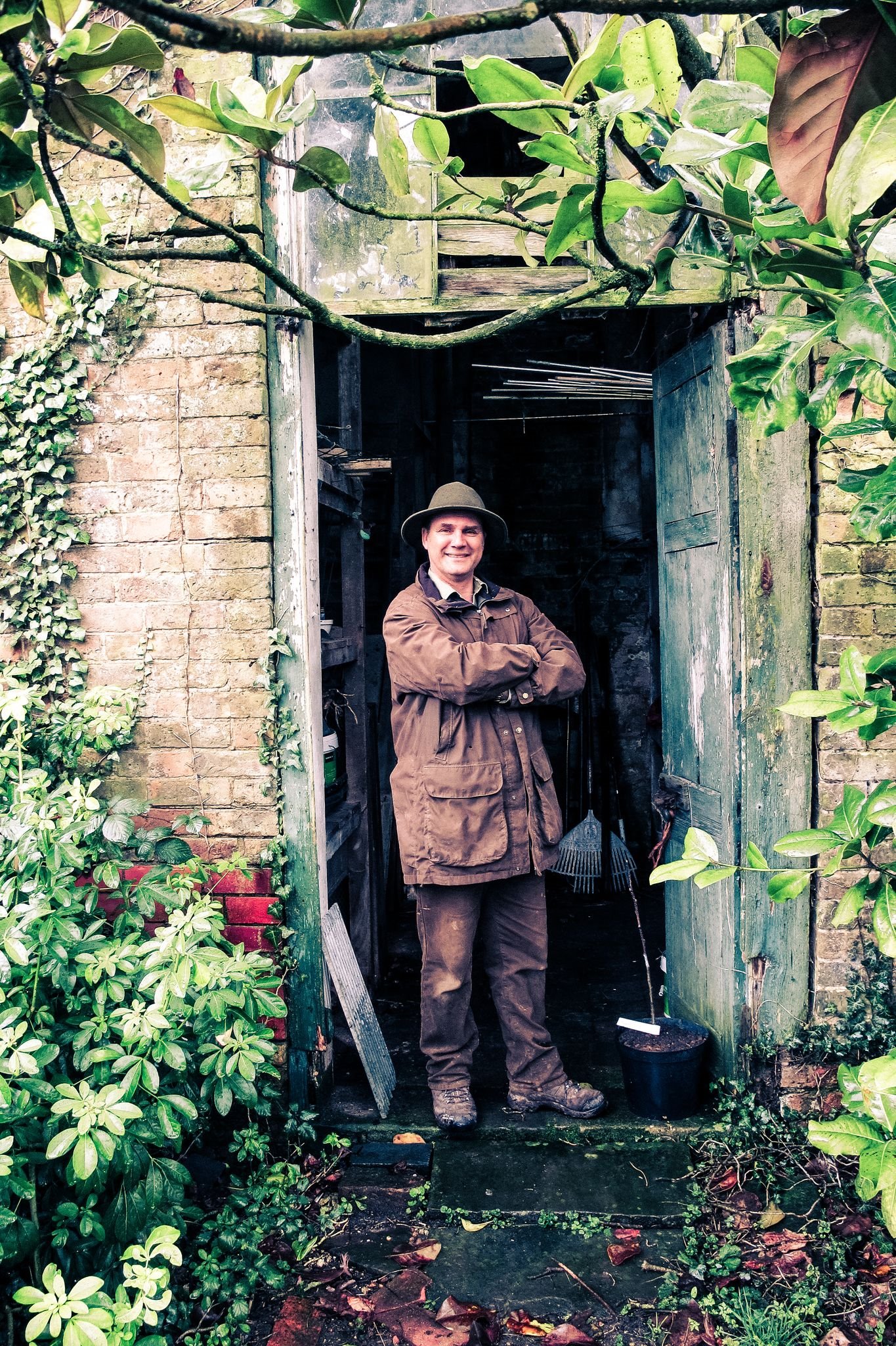Chisholm when he was head gardener of the Elmore Court country estate 10 years ago
