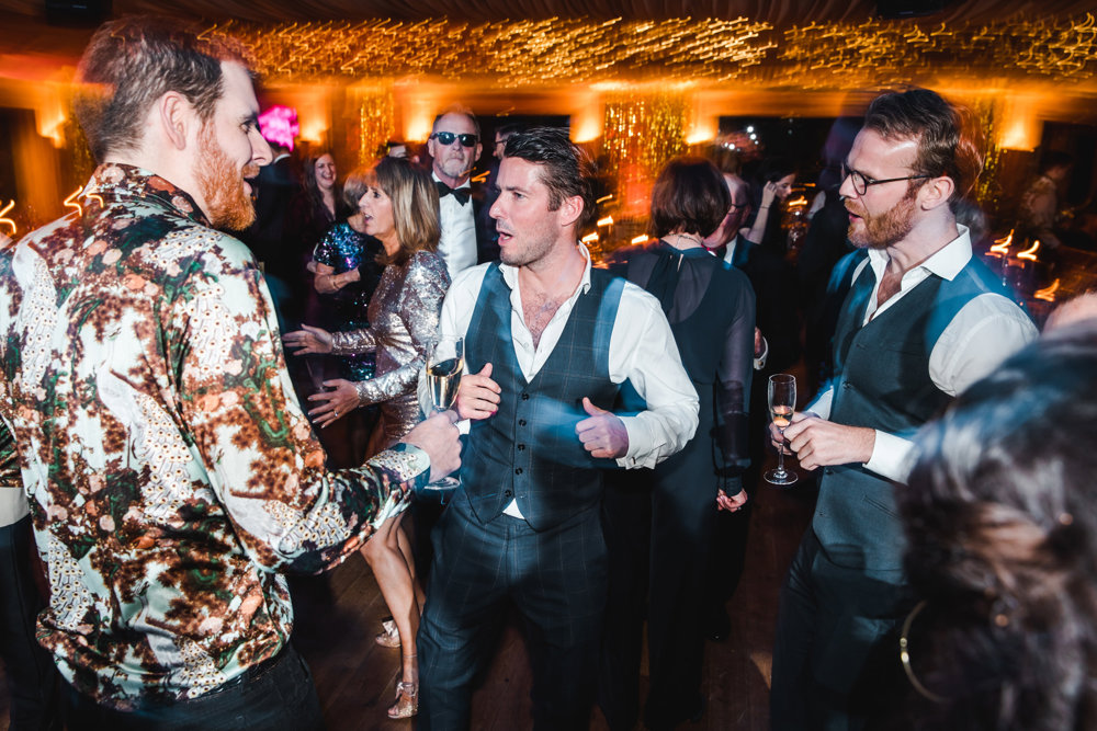 Weekend wedding with a 70s disco after party