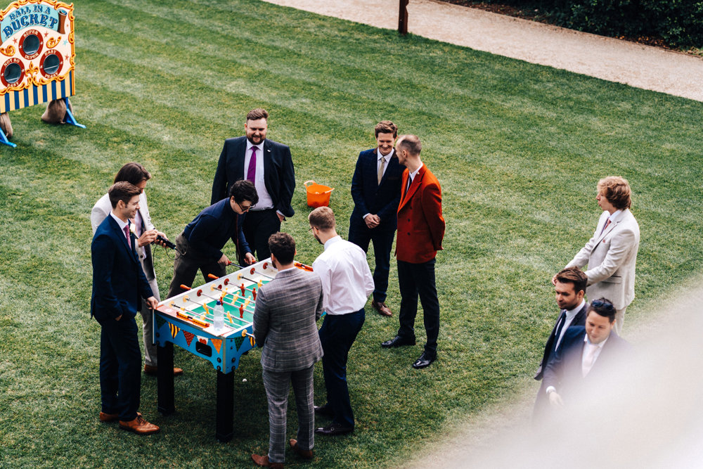 Blush pink Golden Hour inspired September wedding