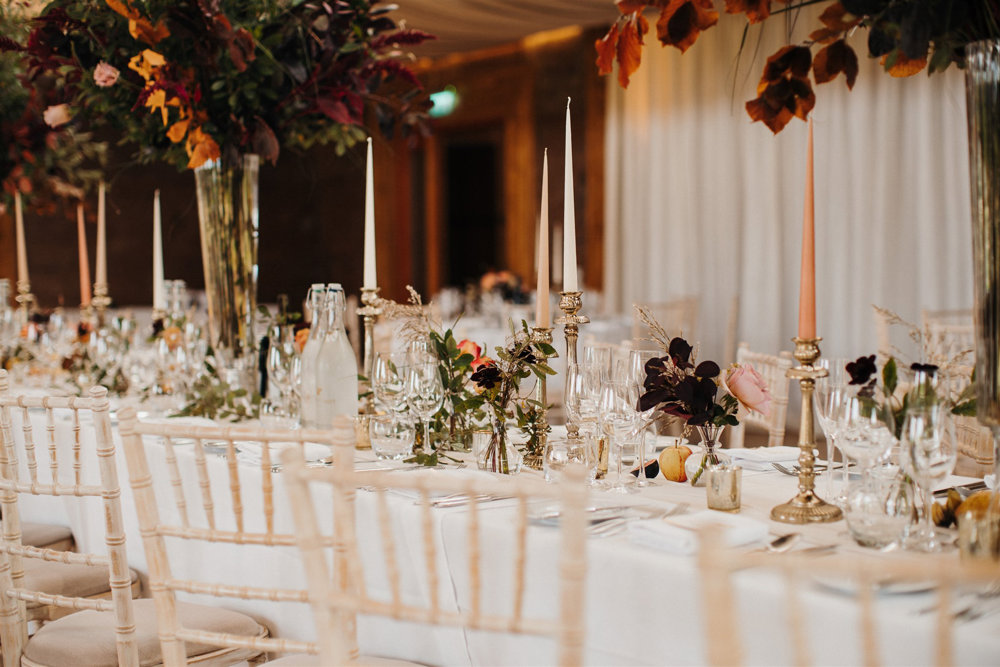 An Autumnal wedding with a touch of Hollywood Glamour