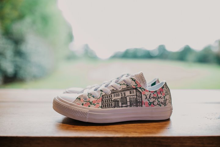 A Natural Wedding with Surprise Trainers